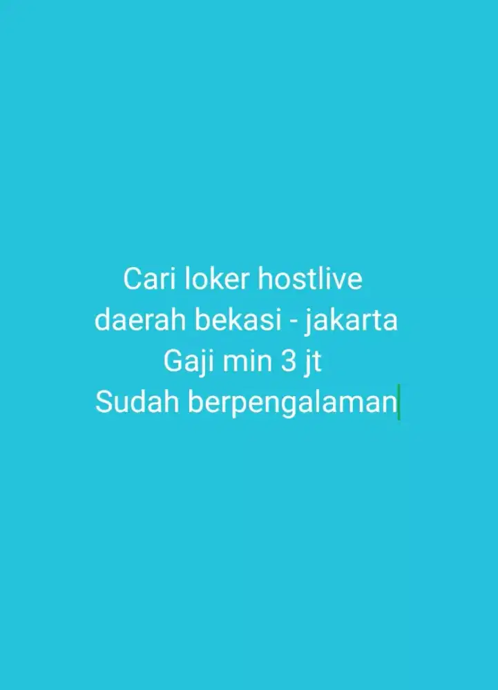 Cari Loker hostlive
