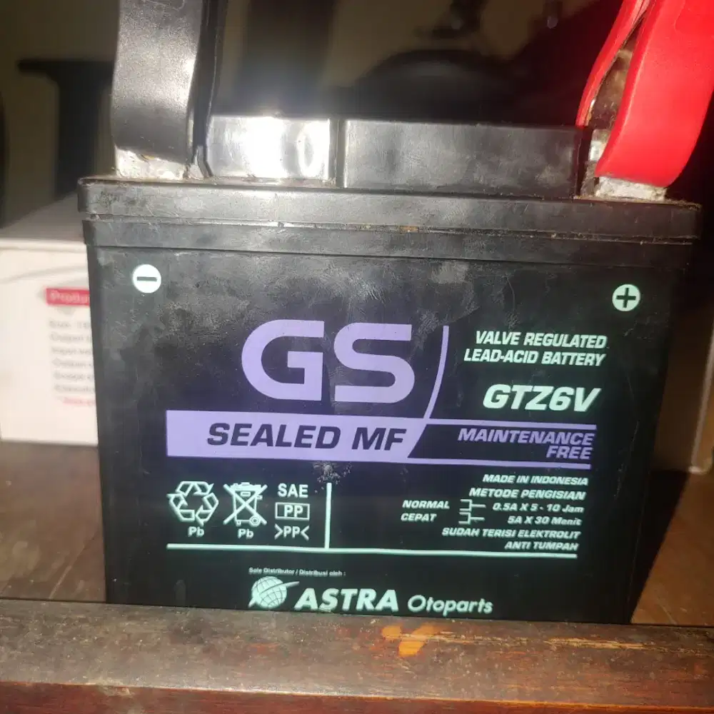 Aki GS Astra original gtz6v soak