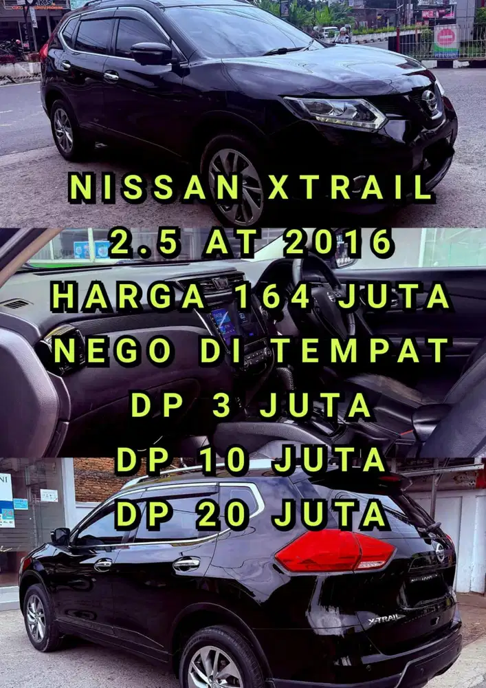 Nissan X-Trail 2016 Bensin DP 3 JUTA