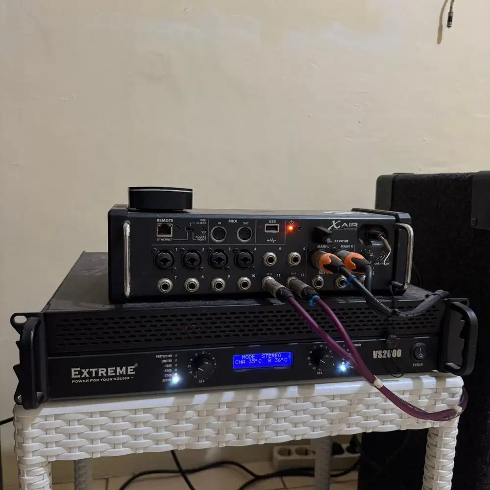 Dijual 1 set sound system siap pakai - Behringer Eurolive B1520