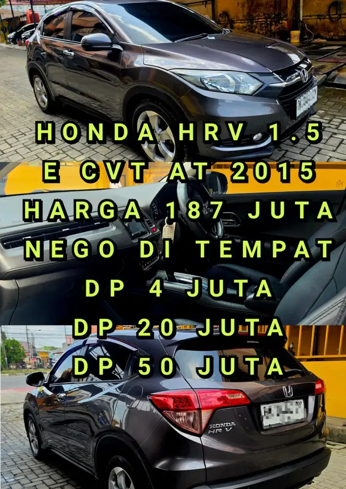Honda HR-V 2015 Bensin DP 4 JUTA