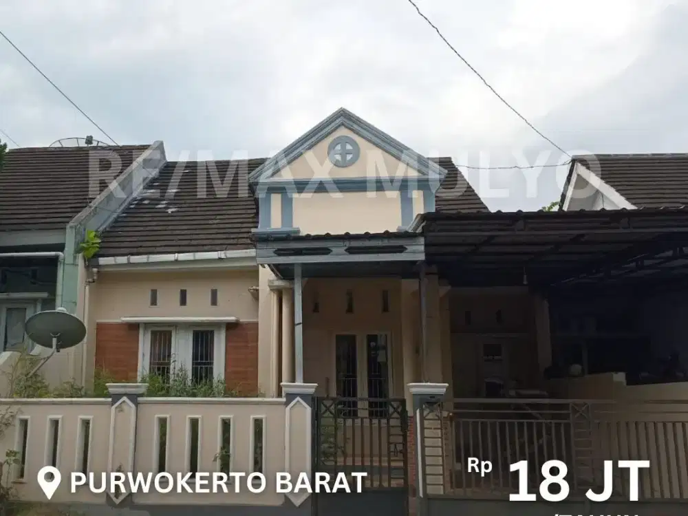 Disewakan Rumah Tengah Kota Wilayah Purwokerto Barat