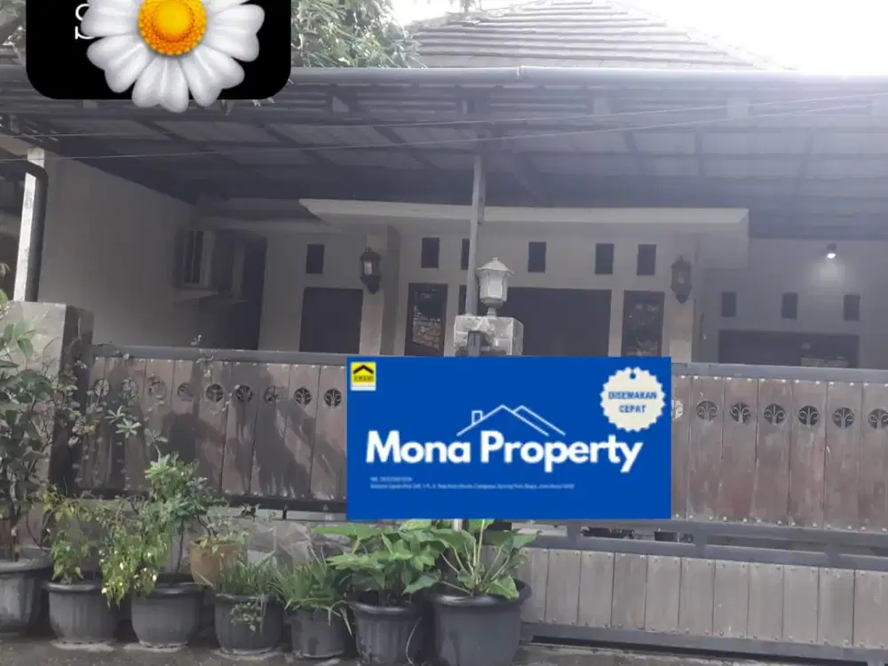 Dijual Murah Rumah Satu Lantai Villa Nusa Indah 5