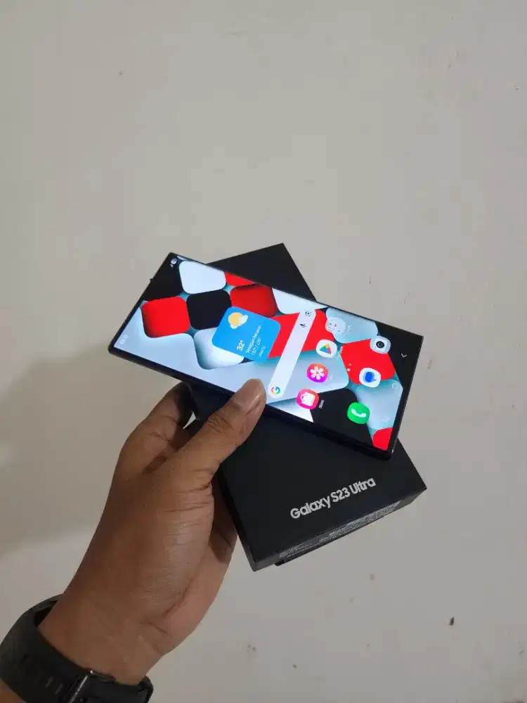 Samsung s23 ultra 12/256gb sein fullset no minus normal 100% msh ok