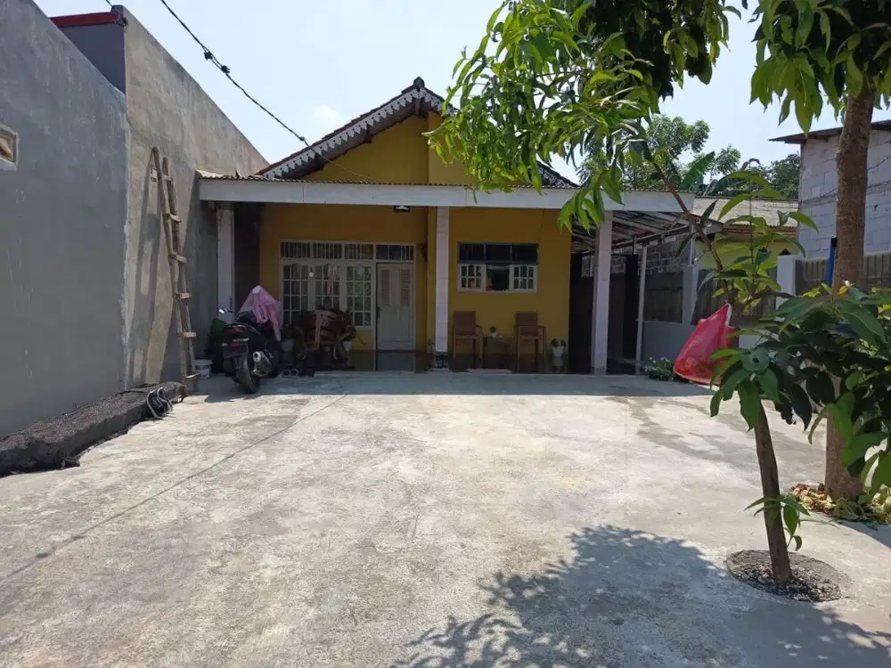 DIJUAL RUMAH KAMPUNG STRATEGIS ANTIBANJIR PADURENAN MUSTIKAJAYA BEKASI