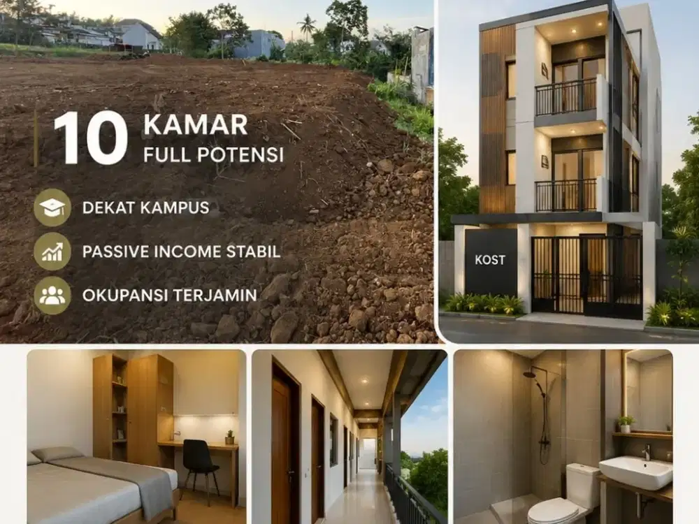 Bangun Kost Hari Ini, Nikmati Passive Income Setelah Beroperasi