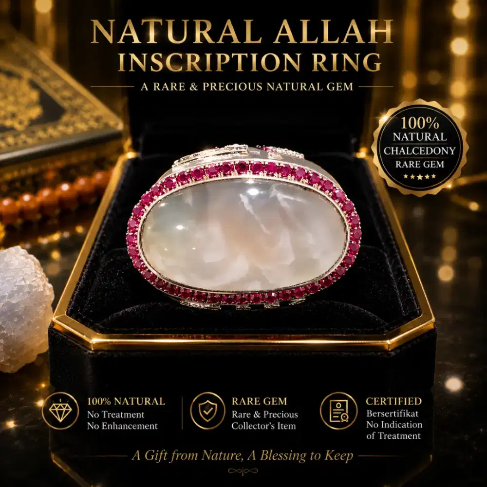 Cincin Batu Lafadz ALLAH Natural
