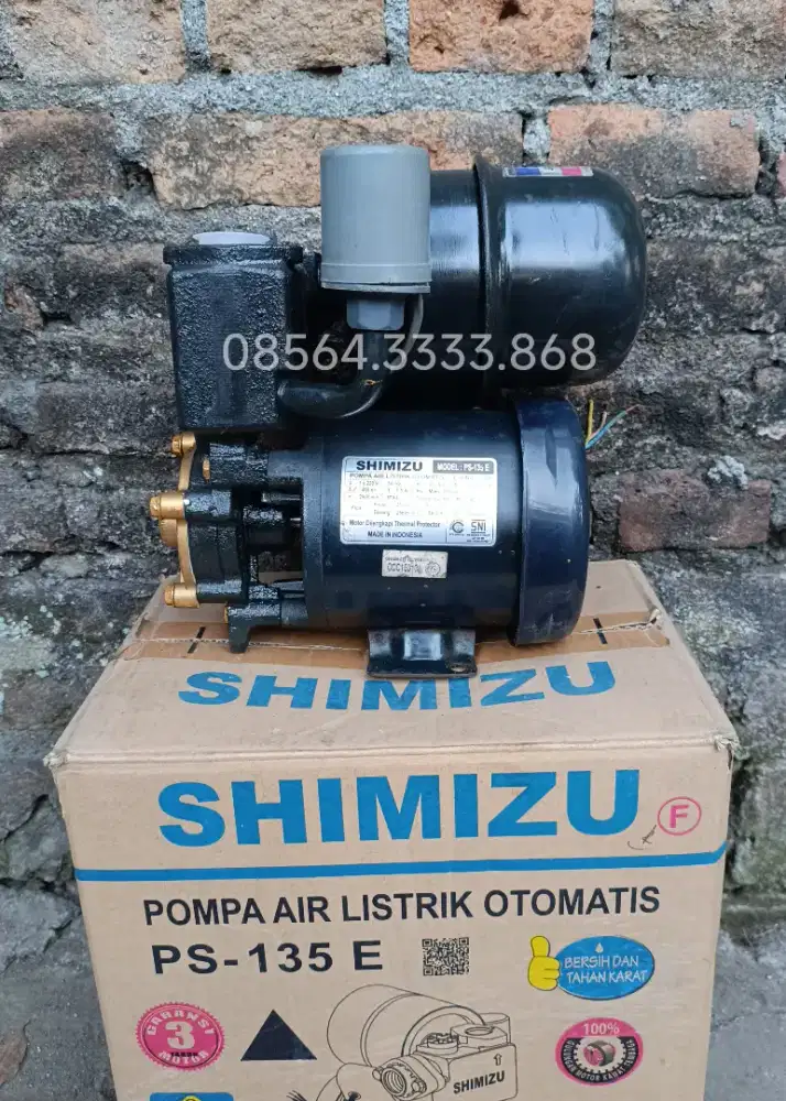 Pompa air otomatis pompa air pendorong shimizu ps 135 E