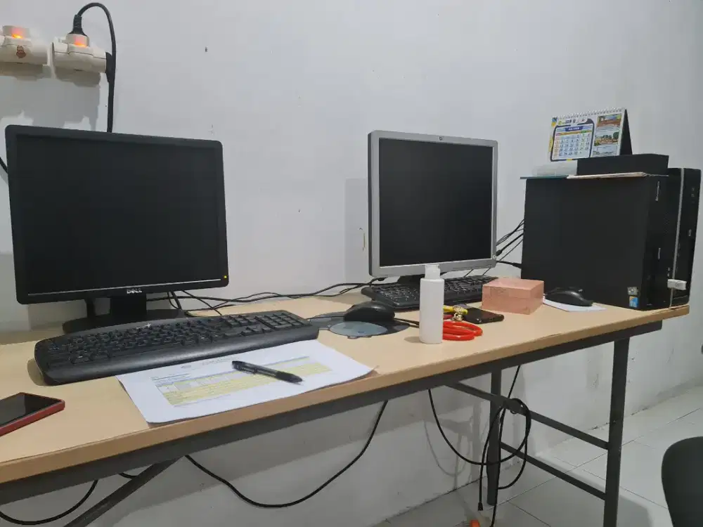 Jual 5 Set Komputer Dekstop Core 2 Duo 4 GB