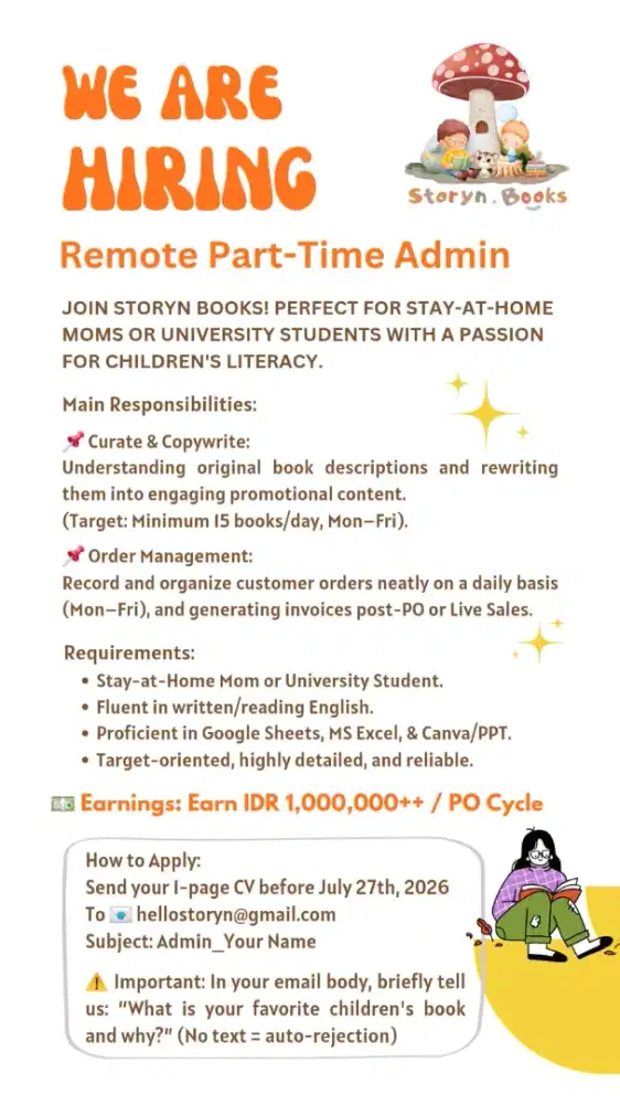 Remote Part Time Admin