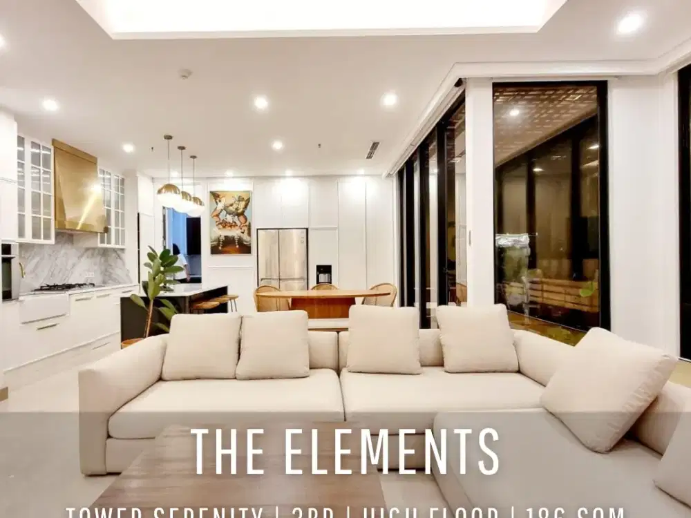 For Sell! The Elements Apartment Tower Serenity 3BR High Floor