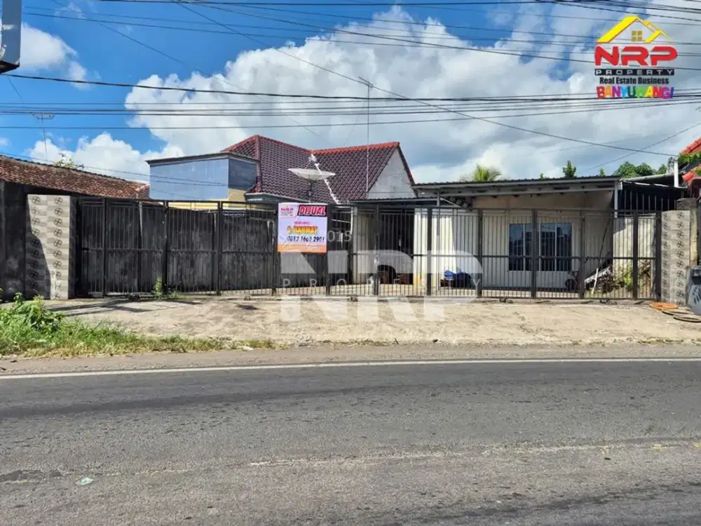 Dijual Tanah Bonus Bangunan Strategis Di Cluring Banyuwangi