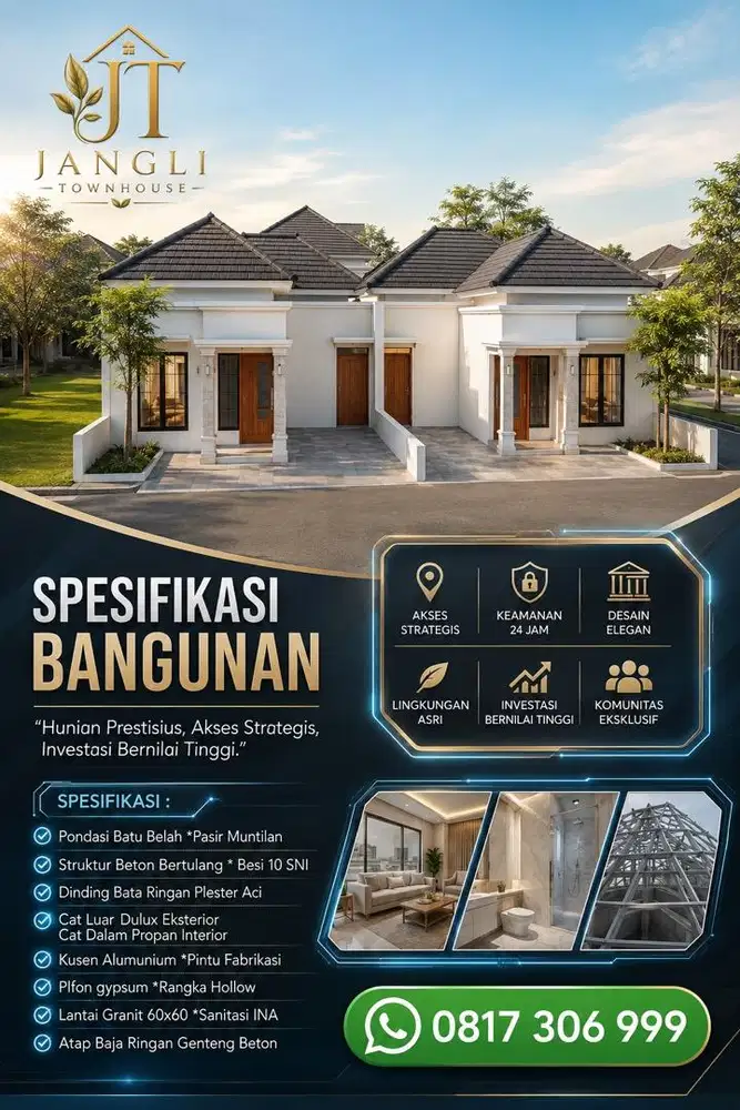 Rumah jangli gombel dekat tol jatingaleh belakang bin bangsa school
