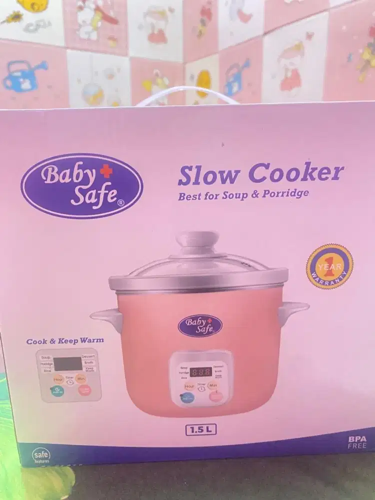 Slow cooker merk baby safe
