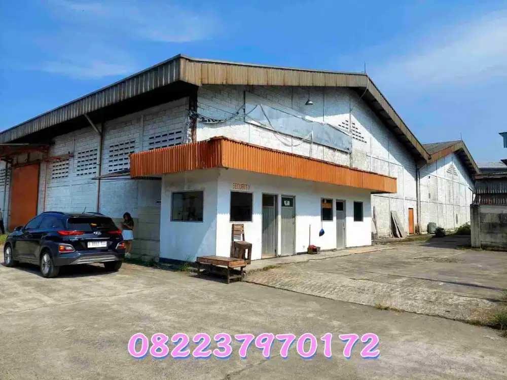 DIJUAL GUDANG EKS PABRIK 
Kawasan Industri Jatake, Sukadamai, Cikupa, Tangerang Banten
