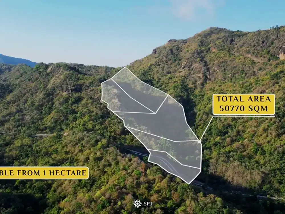 10,000 m² plot. Ocean View & Full Infrastructure