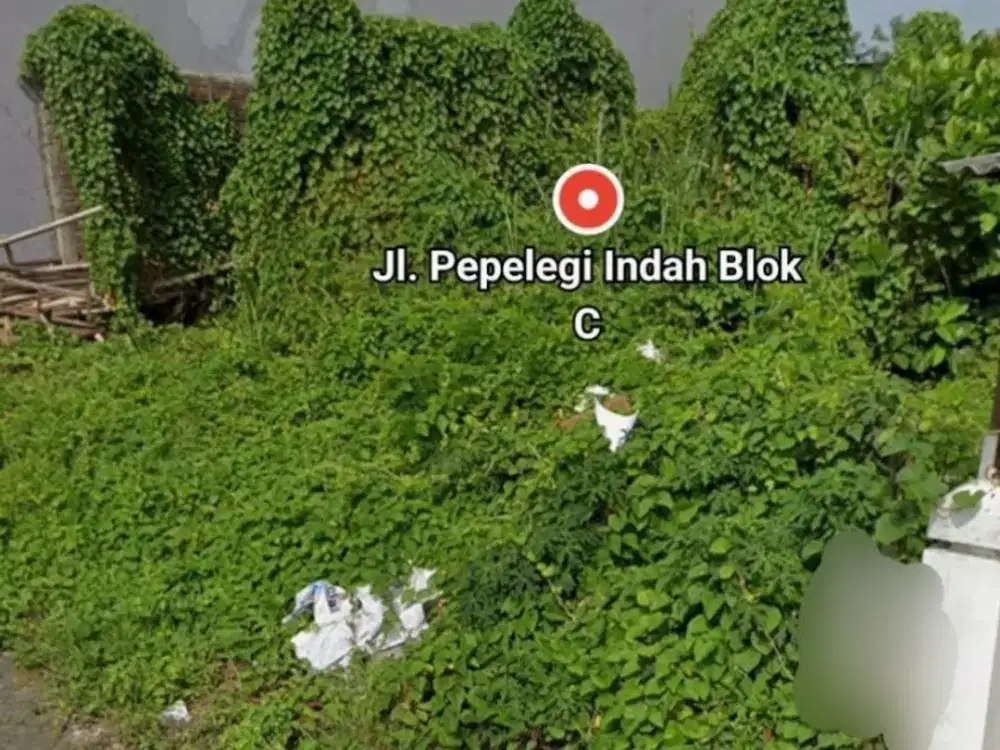 Tanah Pepelegi Indah hadap barat