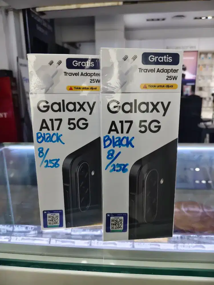 Samsung A17 5g 8/256 bonus adaptor 25wattt