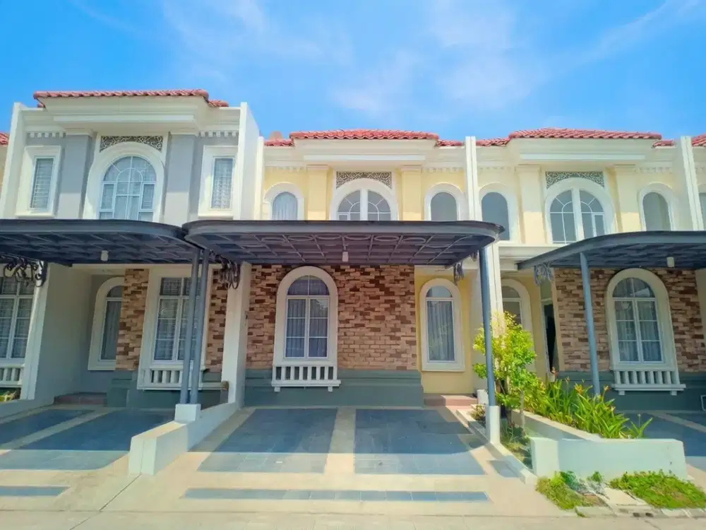 Rumah 2lt luas 6x15 90meter 4KT Cluster La Seine JGC Jakarta Garden City