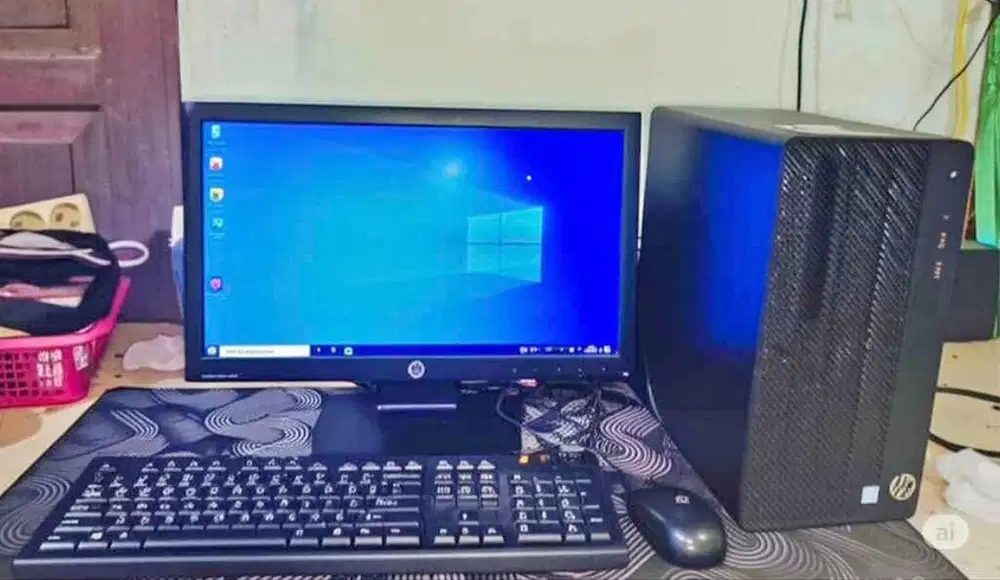 Jual Pc Build Up Hp Core i5 Fullset Siap Pakai