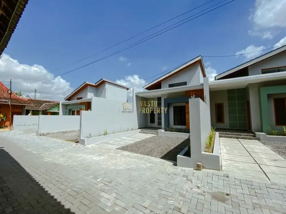 Rumah Modern Murah Tanah Luas Dekat Gate Tol Purwomartani