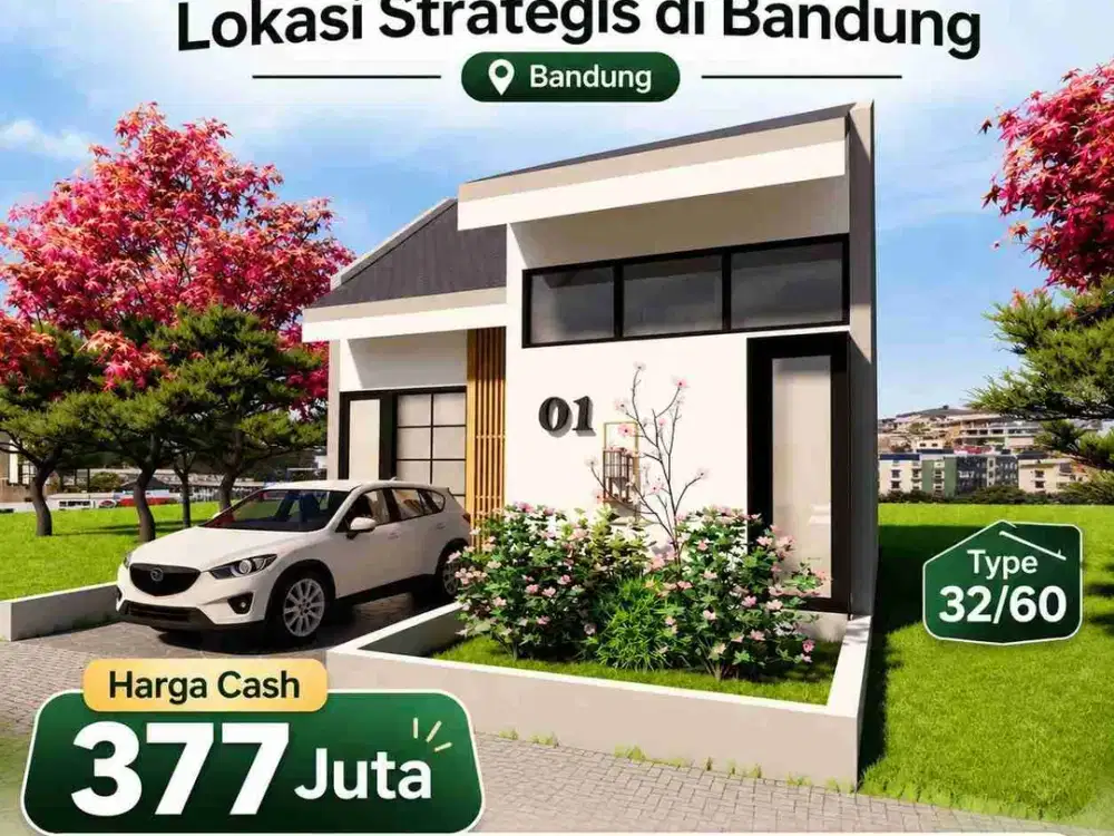Termurah Jual Rumah Baru Cluster di Cileunyi Kulon Dekat Tol Bisa KPR Developer