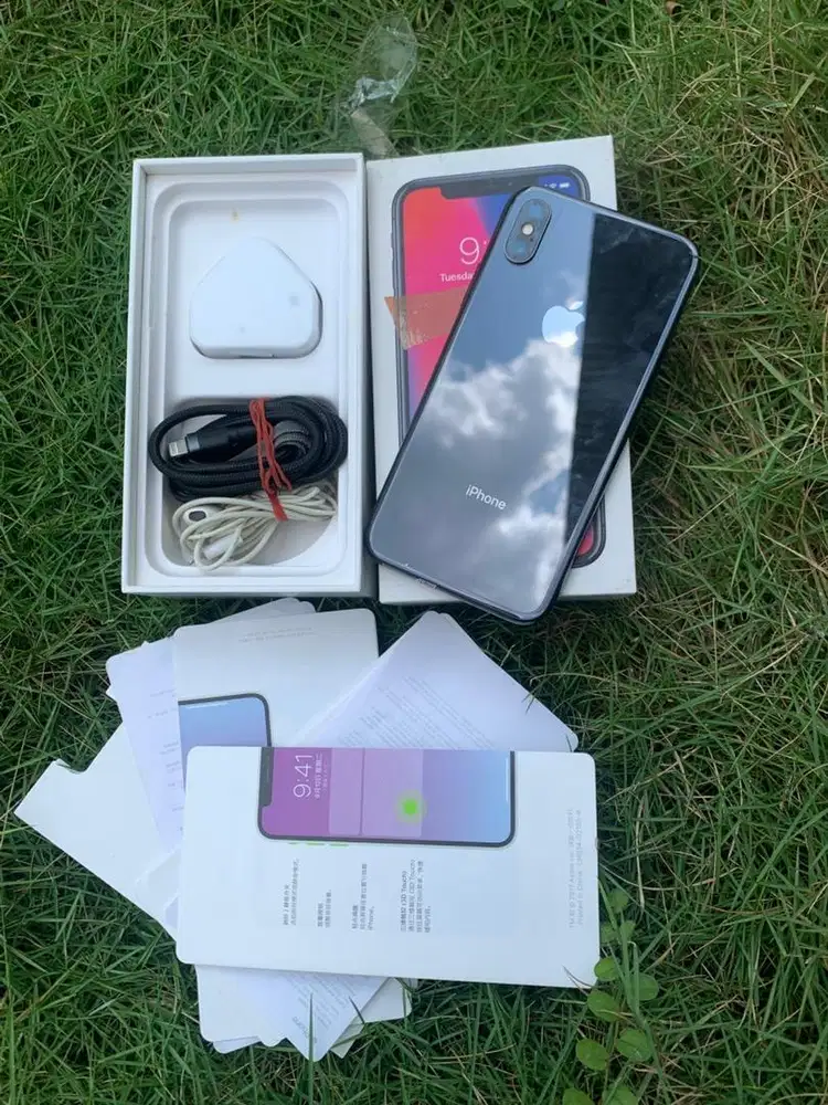 iPhone x 64gb iBox lengkap