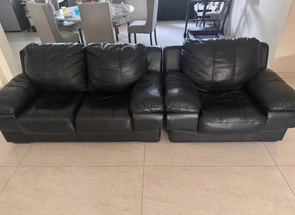 Kingsly Sofa 2+1 seater half leather