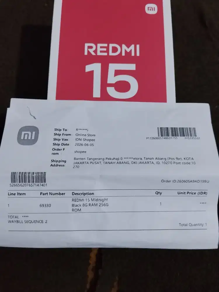 REDMI 15 8/256 NFC