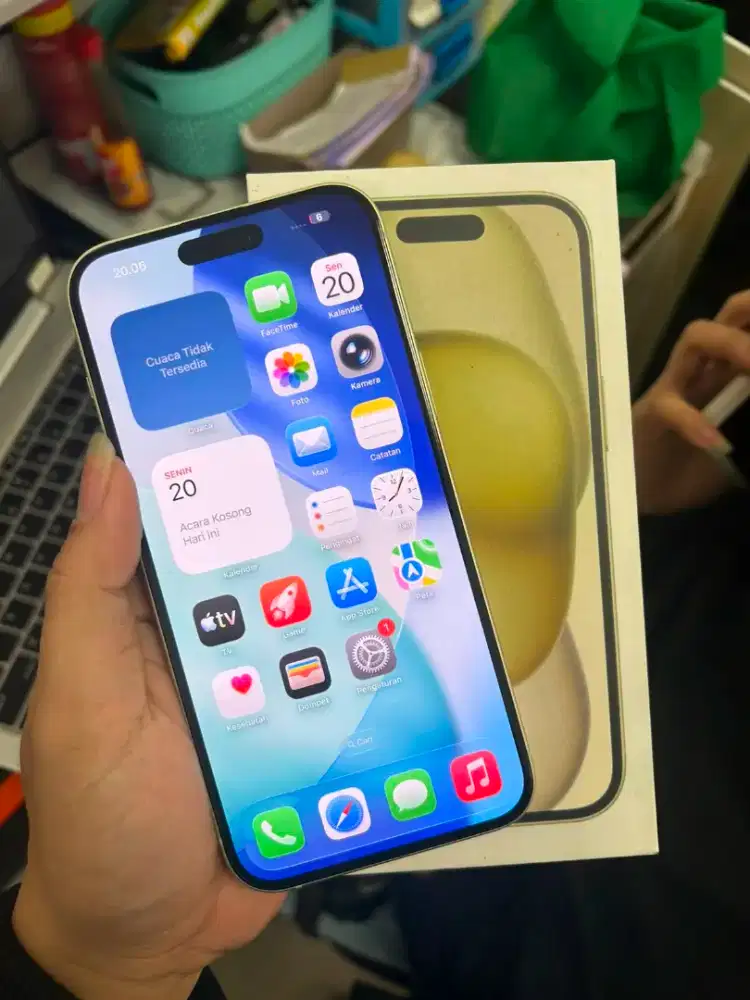 iPhone 15 plus 128gb yellow Fulset