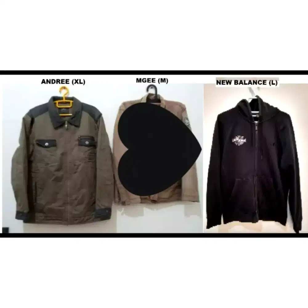 Jual Borongan Jaket Pria (Andree dan New Balance) 2