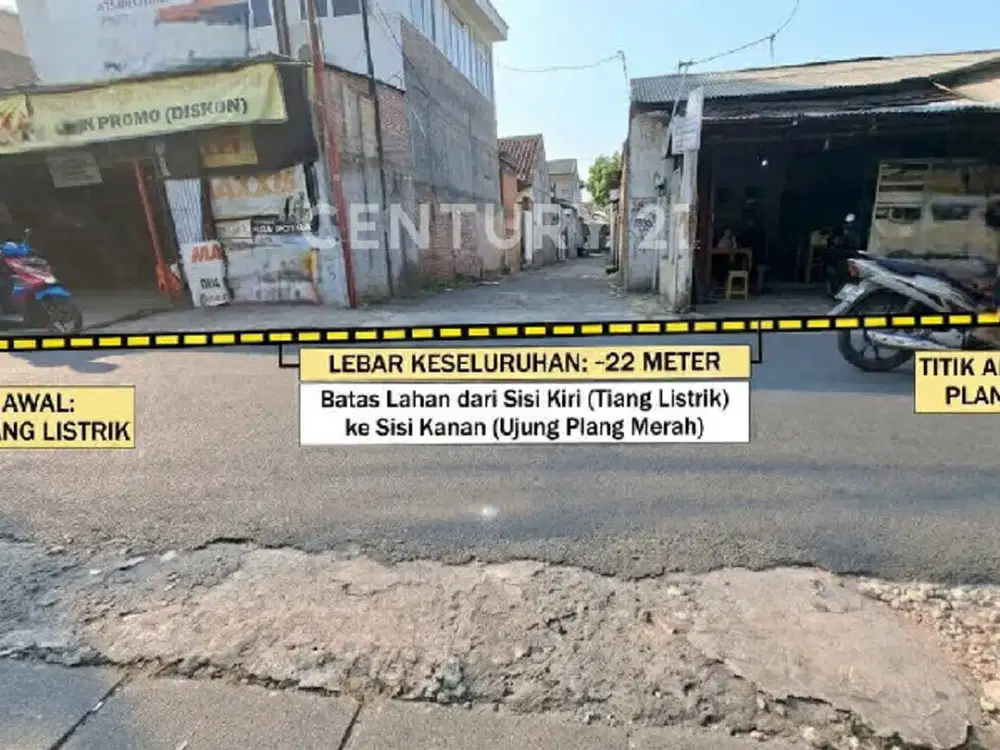 Lahan & Bangunan Pinggir Jalan Palmerah Ada Passive Income