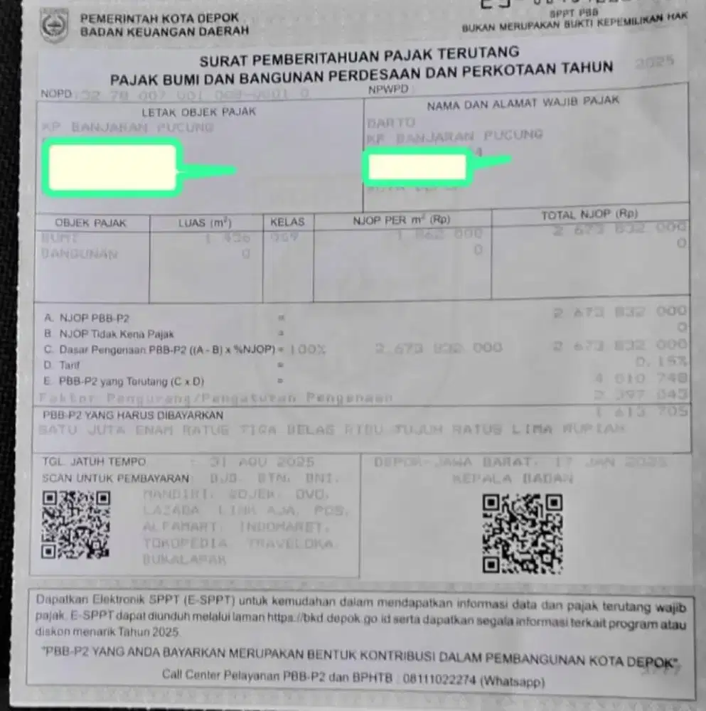 Di jual Cepat dan Murah Tanah darat Komersil