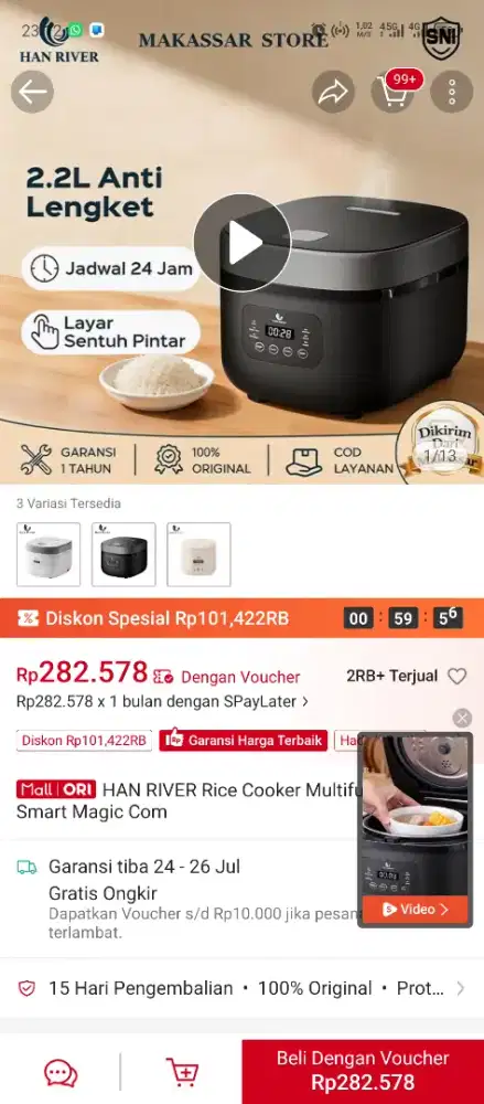 Jual rice cooker