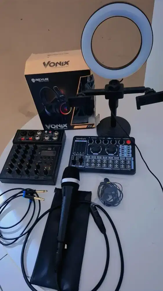 1 Set alat live streaming tiktok
