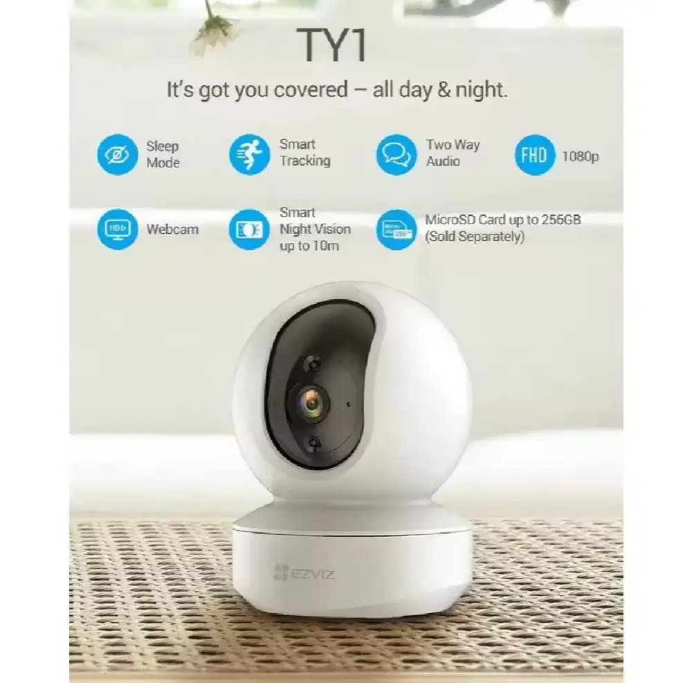 Cctv Ezviz indoor outdoor Ty1 dan H8c garansi resmi