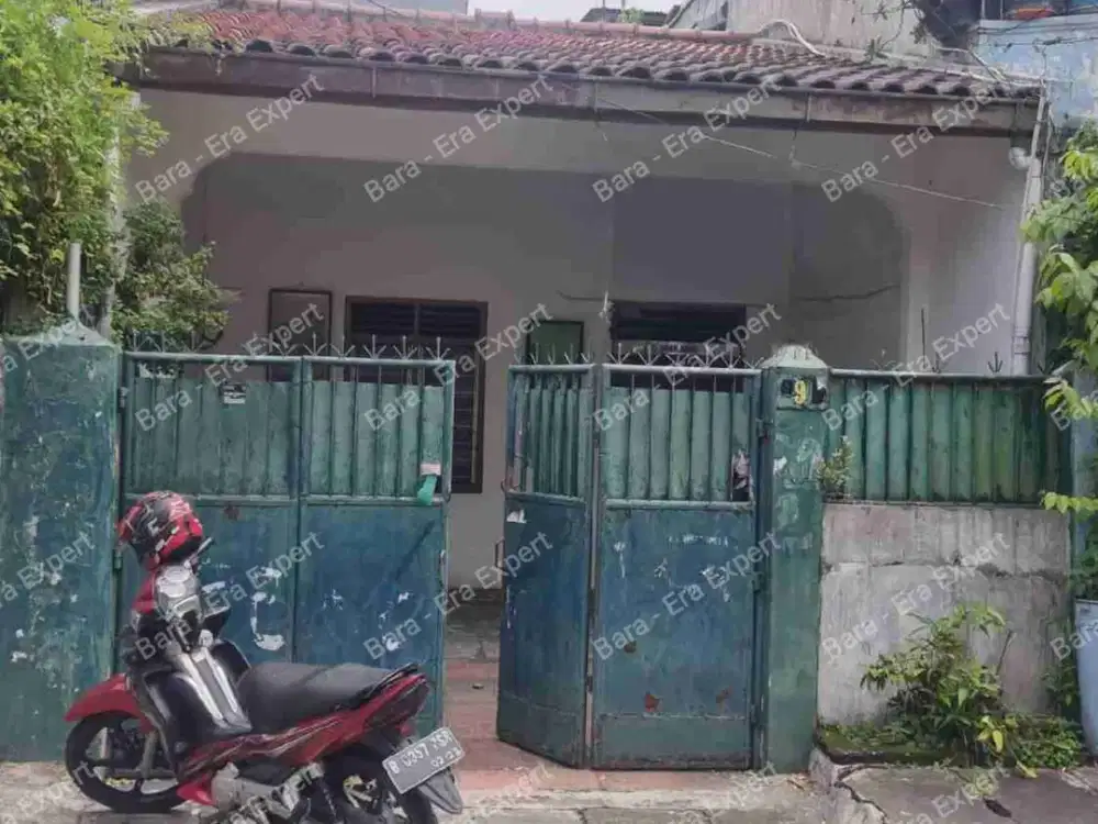 Jual tanah dapat rumah daerah Kramat. Murah, strategis untuk kost dan gudang.