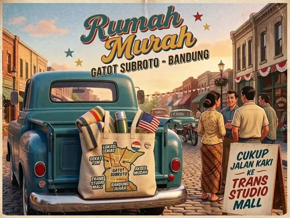 JUAL RUMAH DI GATOT SUBROTO, BATUNUNGGAL, BUAH BATU, BANDUNG KOTA.