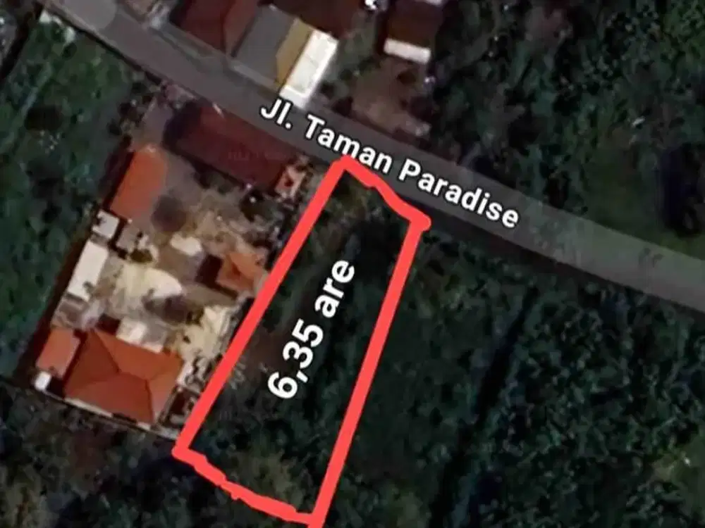 TANAH KOSONG DI JL PARADISE UNGASAN DEKAT GWK, SEKOLAH NEGRI