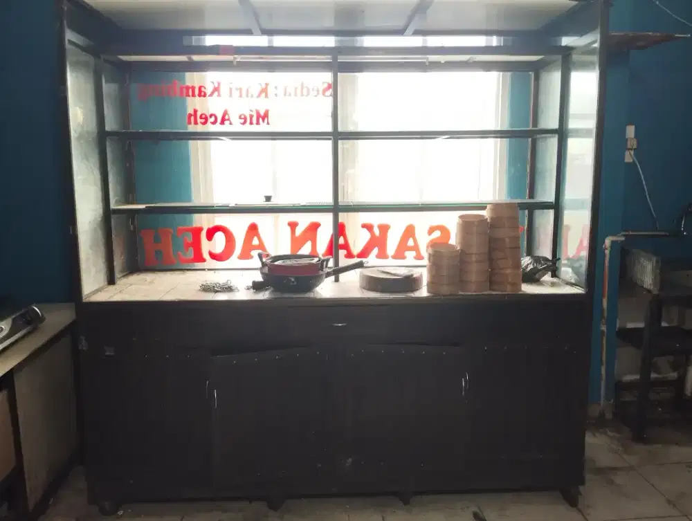 Jual etalase warung