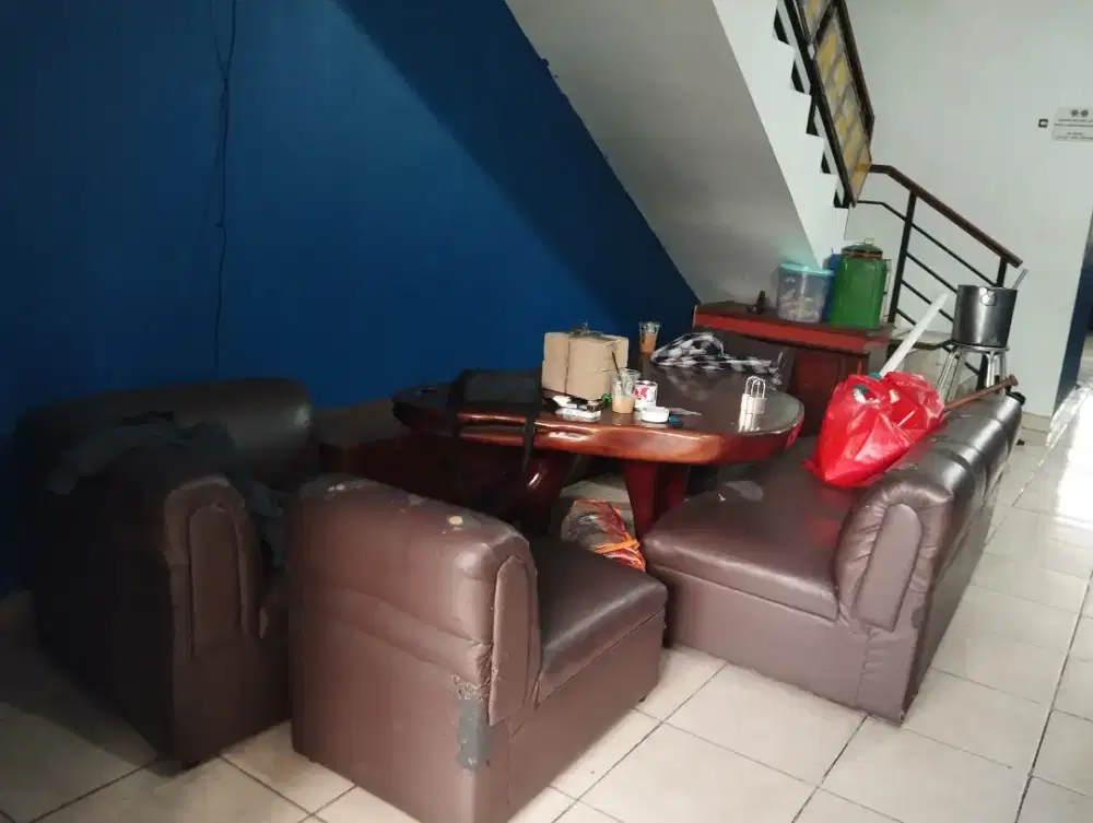Sofa dan meja kayu jati