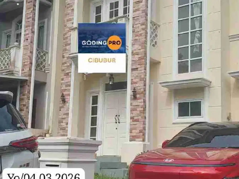 Jual cepat rumah clasic modern style cluster favorite, bebas banjir. CitraGran Cibubur.