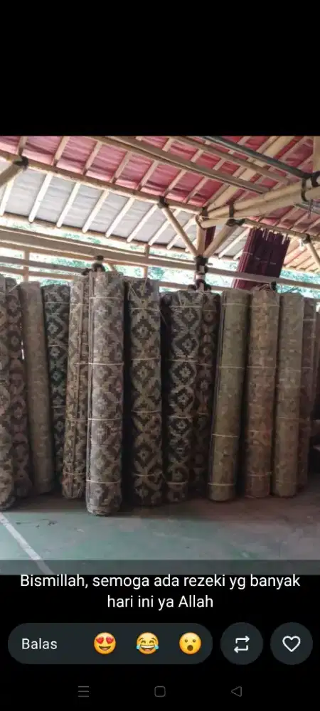 Bilik Bambu motif & polos