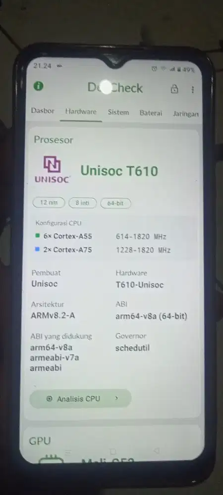 Realme c21y ram3 32 unisoc kenceng