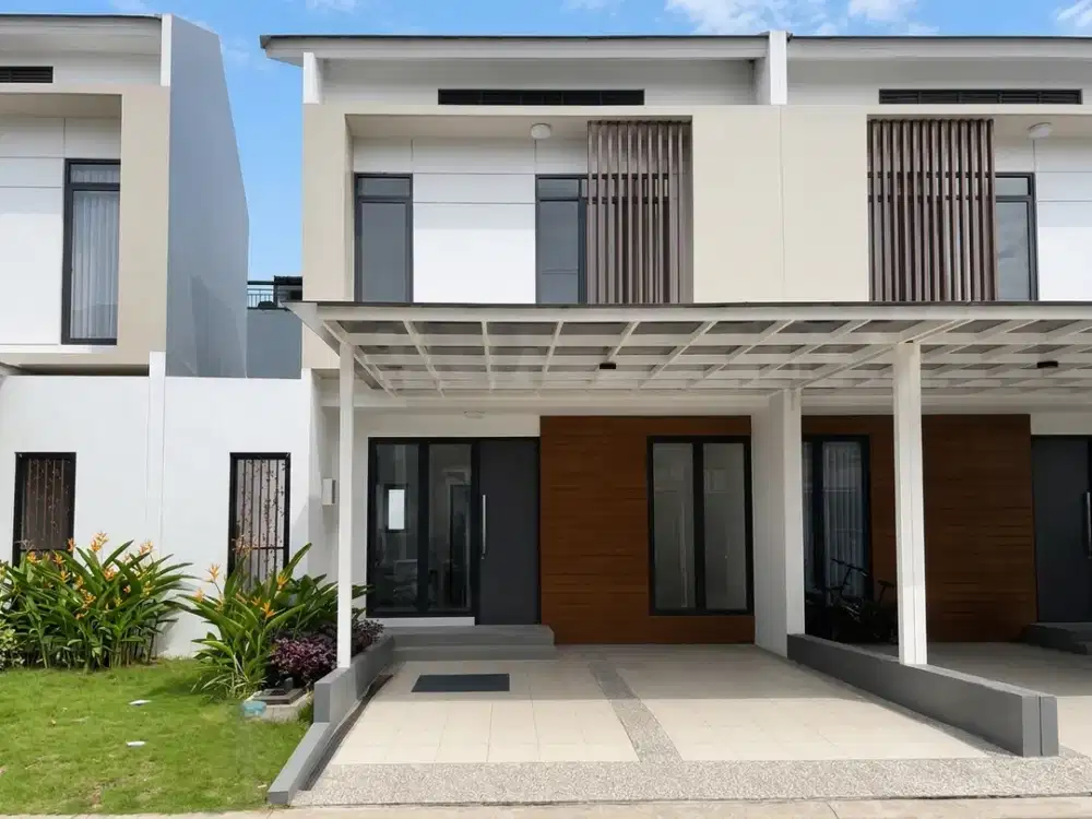 Rumah 2lt luas 8x17 136meter 3KT Cluster Shinano JGC Jakarta Garden City