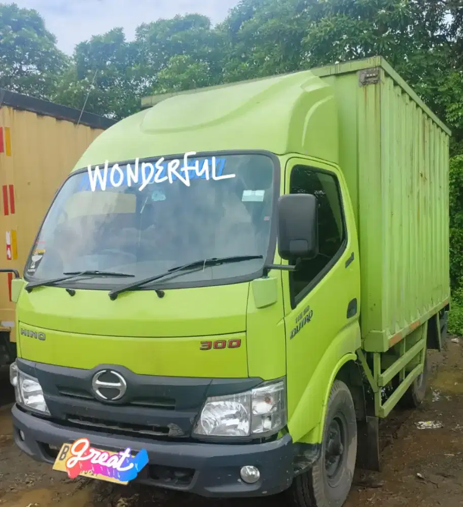 Hino Dutro 4ban 115SD Box Besi Turbo Bio Solar Fullors mulus Plat B