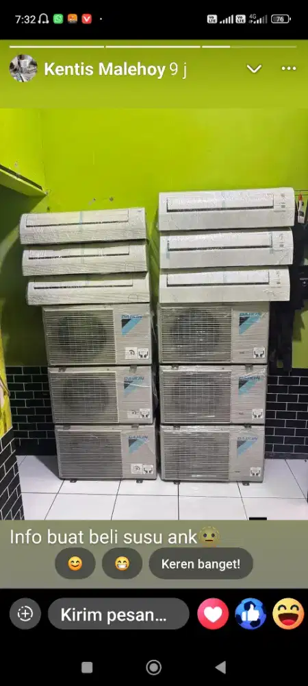 Jual beli ac bekas segala kondisi