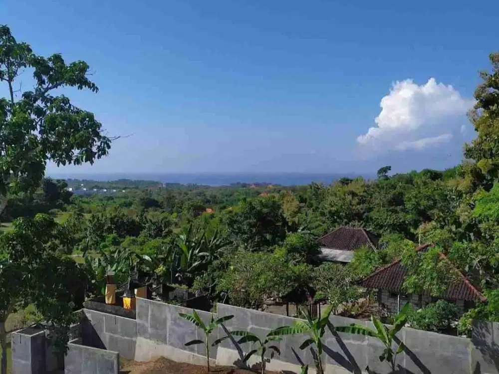 Tanah 50 Are, View Laut Unblock di Area Ungasan Jimbaran