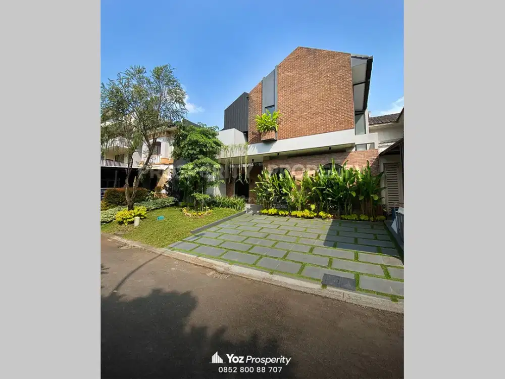 Rumah Brand New 3 Lantai Bangunan Mandiri di Cluster Banyan Ville Kawasan The Green BSD Tangerang Selatan