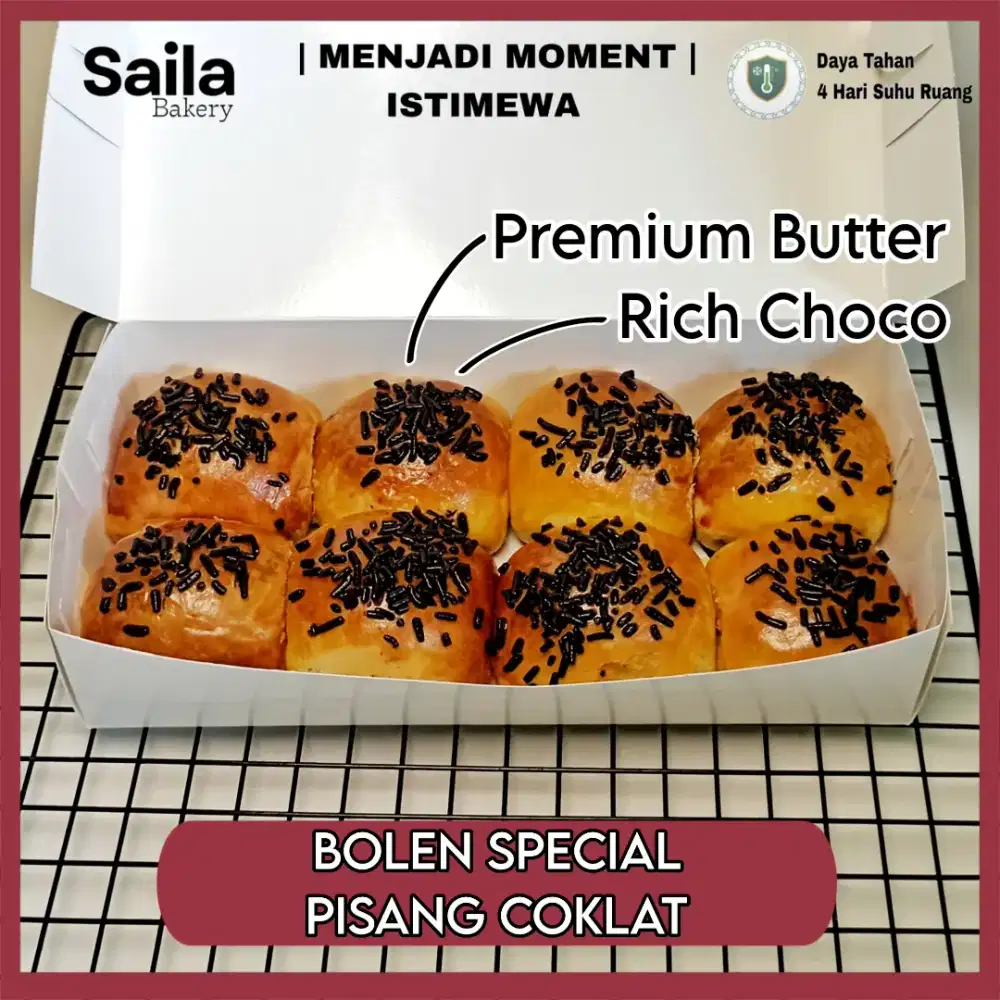 SPECIAL BOLEN PISANG COKLAT (ISI 8 PCS) – HANYA 35 RIBU!